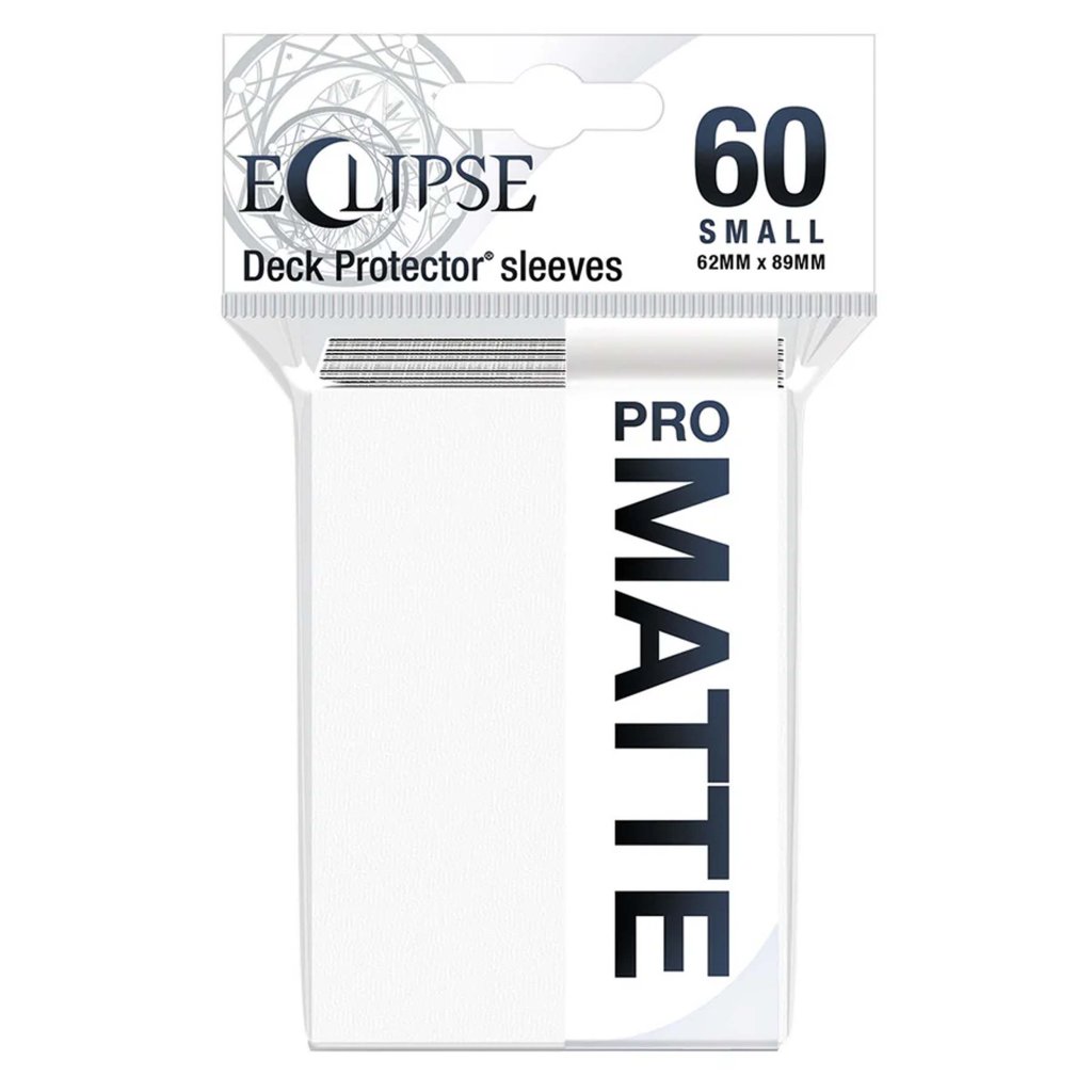 ULTRA PRO Deck Protector Small - Matte 60ct White ECLIPSE