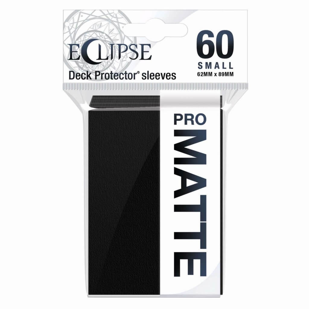 ULTRA PRO Deck Protector Small - Matte 60ct Black ECLIPSE