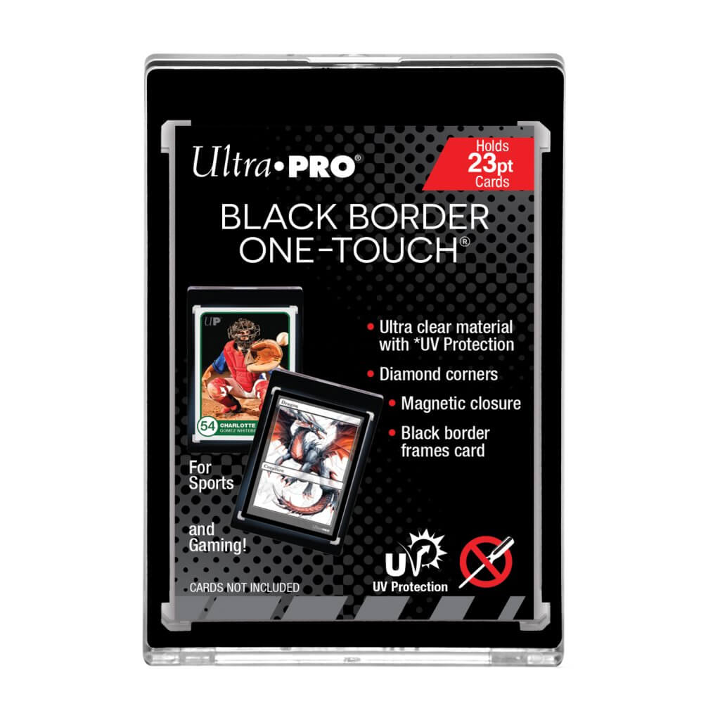 23pt Black Border One-Touch - Ultra Pro