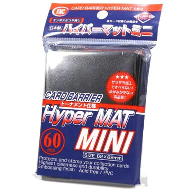 KMC HyperMAT mini: Black (60 pcs)