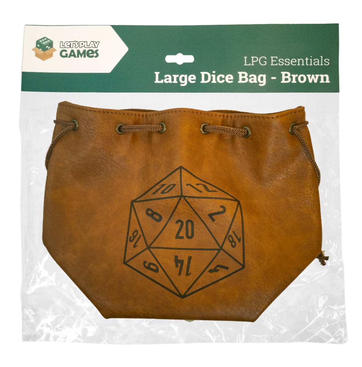 LPG Essentials Dice Bag - Large Brown