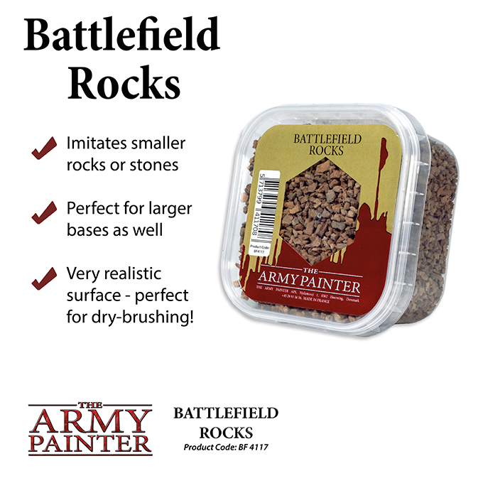 Army Painter - Battlefield Basing: Battlefield Rocks