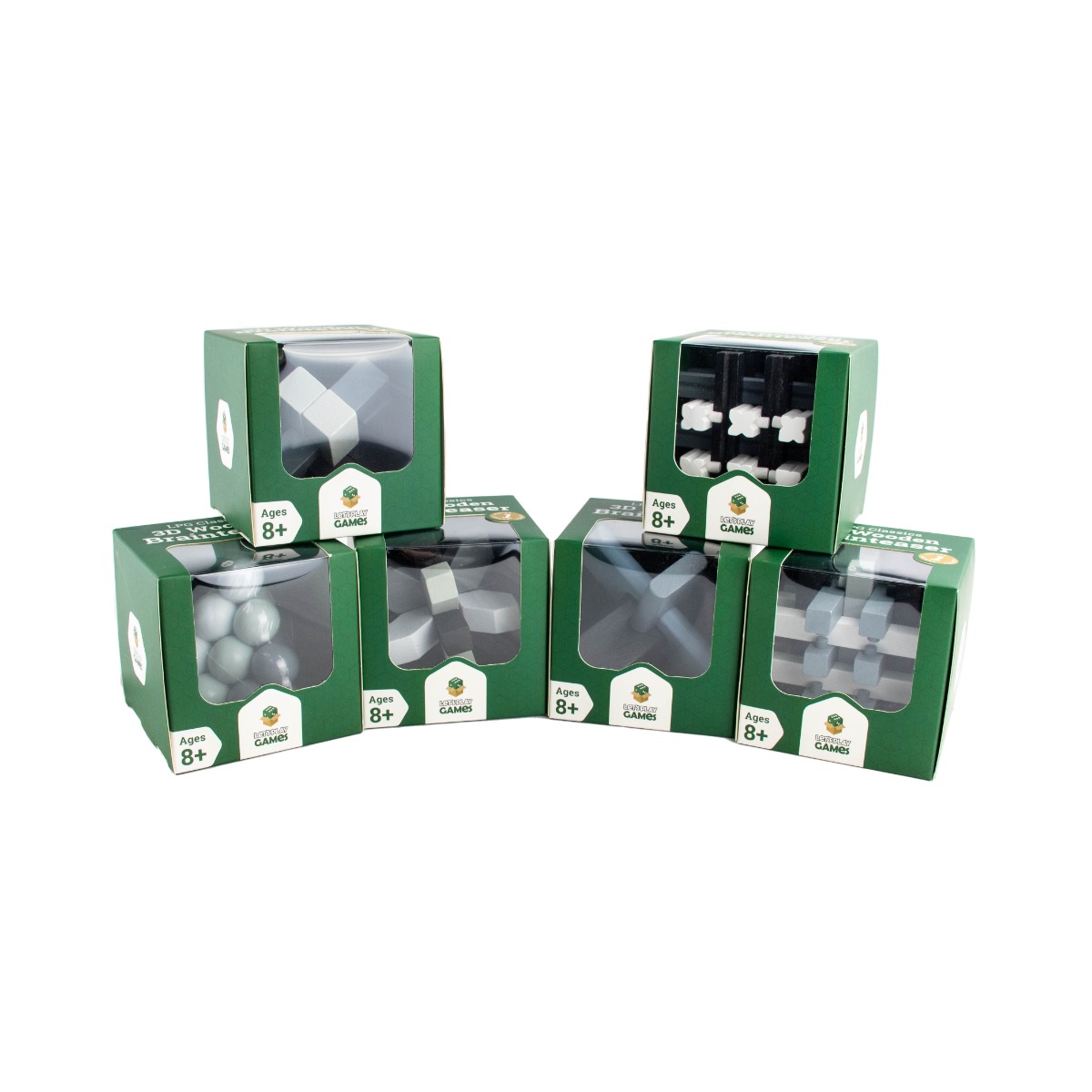 LPG Puzzles 3D Wooden Brainteaser Display: Series 1 (random assortment