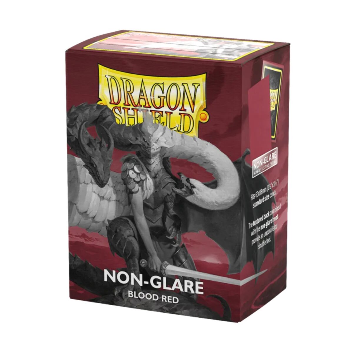 Dragon Shield: Non-Glare Sleeves – Matte – Blood Red