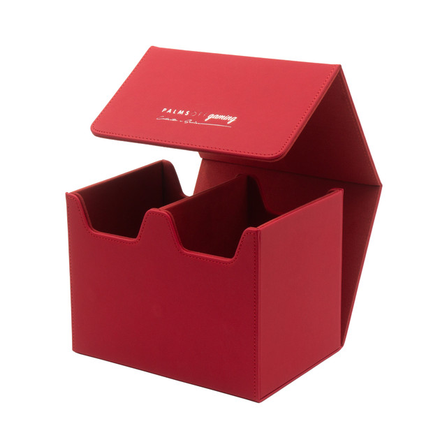 Collector's Series Graded Card Storage Case - Medium - Red - Palms Off Gaming