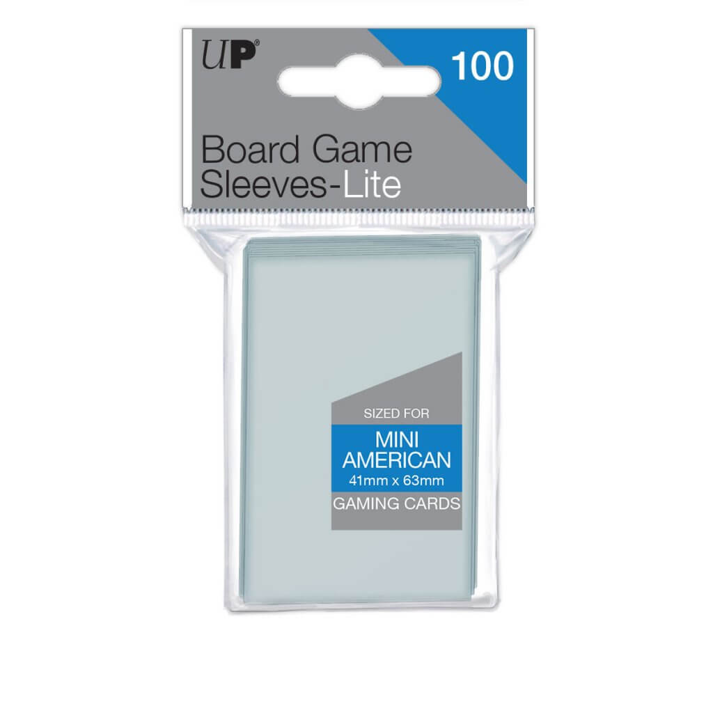 ULTRA PRO Card Sleeve - Board Game Sleeve - Lite 41mm X 63mm Mini American