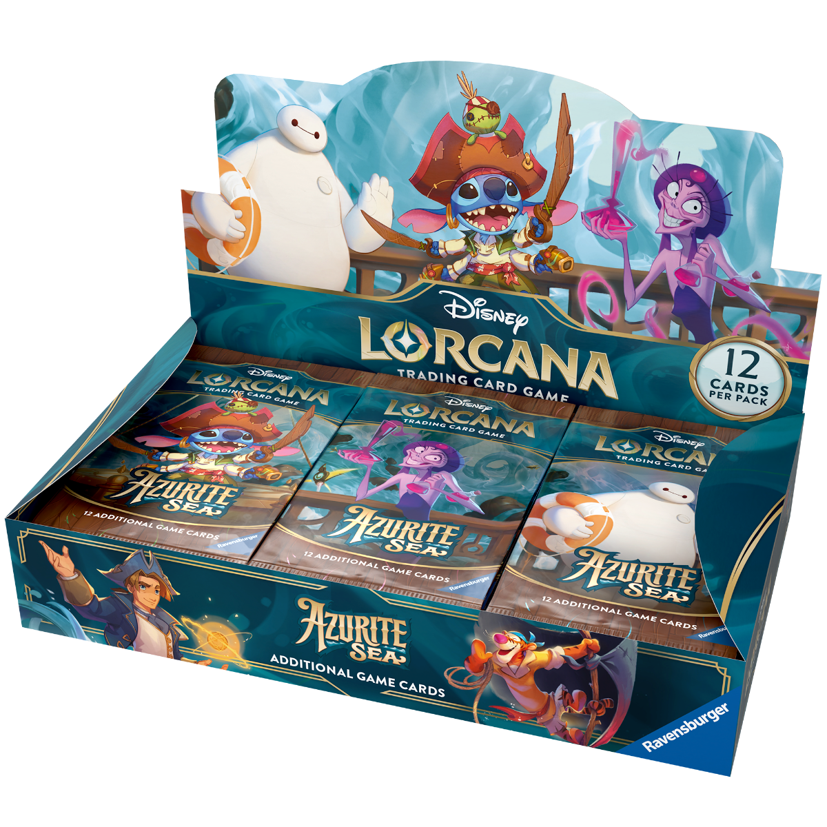 Disney Lorcana Series 6 Azurite Sea Booster Display