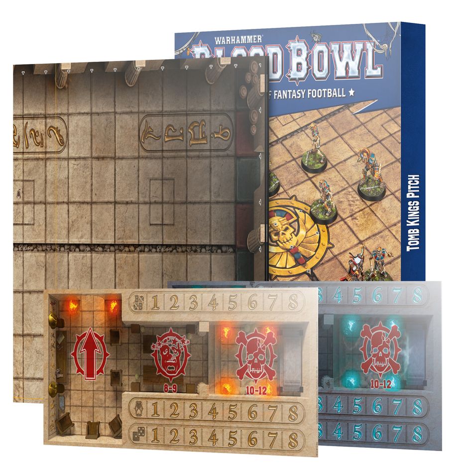 202-60 B/BOWL: TOMB KINGS TEAM PITCH & DUGOUTS