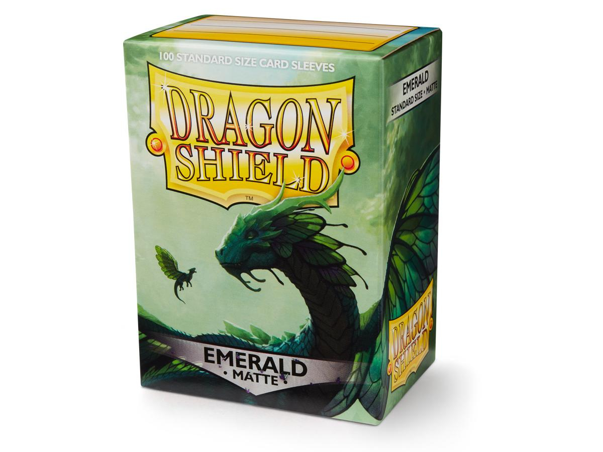 Dragon Shield Standard sized Sleeves - Emerald MATTE