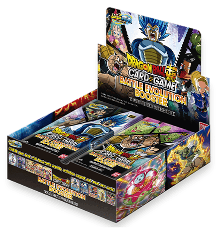Dragon Ball Super Card Game Battle Evolution Booster Display