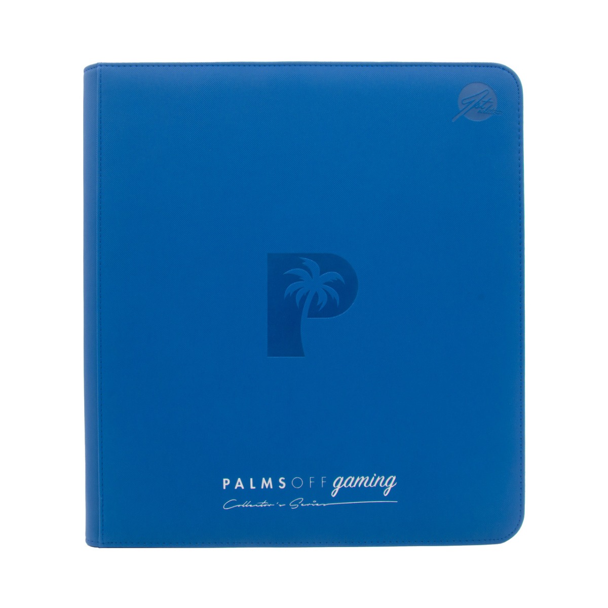 Collector's Series 12 Pocket Zip Trading Card Binder - Blue - Palms Off Gaming