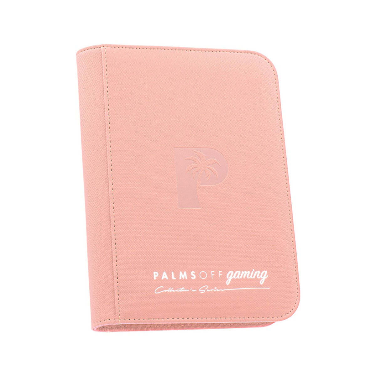 Collector's Series 4 Pocket Zip Trading Card Binder - Pink - Palms Off Gaming