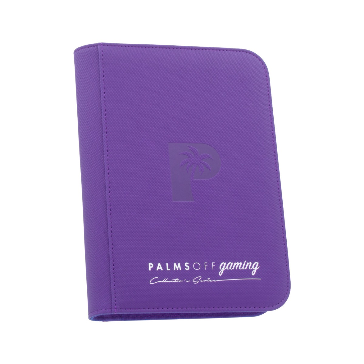 Collector's Series 4 Pocket Zip Trading Card Binder - Purple - Palms Off Gaming