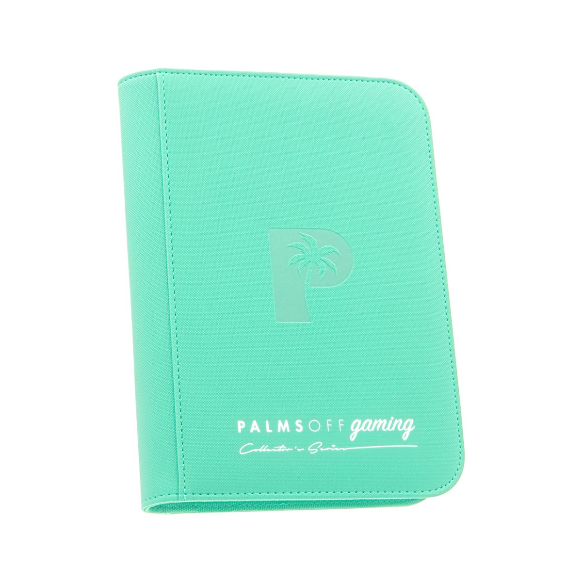 Collector's Series 4 Pocket Zip Trading Card Binder - Turquoise - Palms Off Gaming