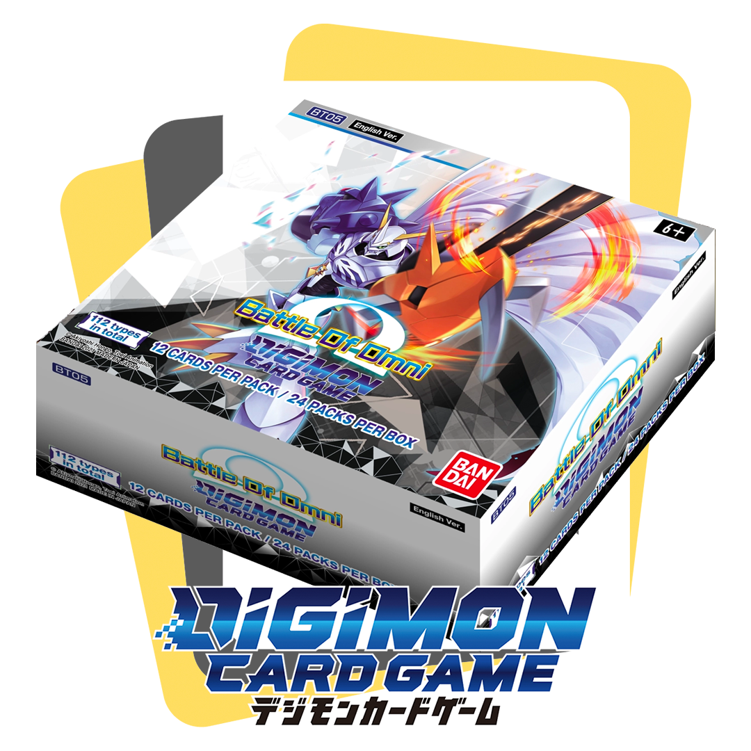 Digimon Card Game Series 05 Battle of Omni BT05 Booster Display