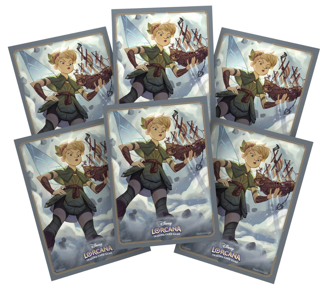 Disney Lorcana Series 8 Reign of Jafar Sleeves: Tinkerbell