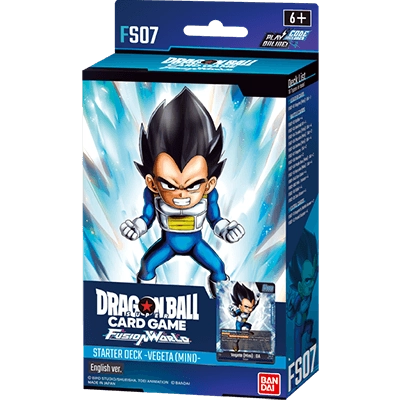 Dragon Ball Super Card Game: Fusion World – Starter Deck Display – Vegeta (Mini) [FS07]