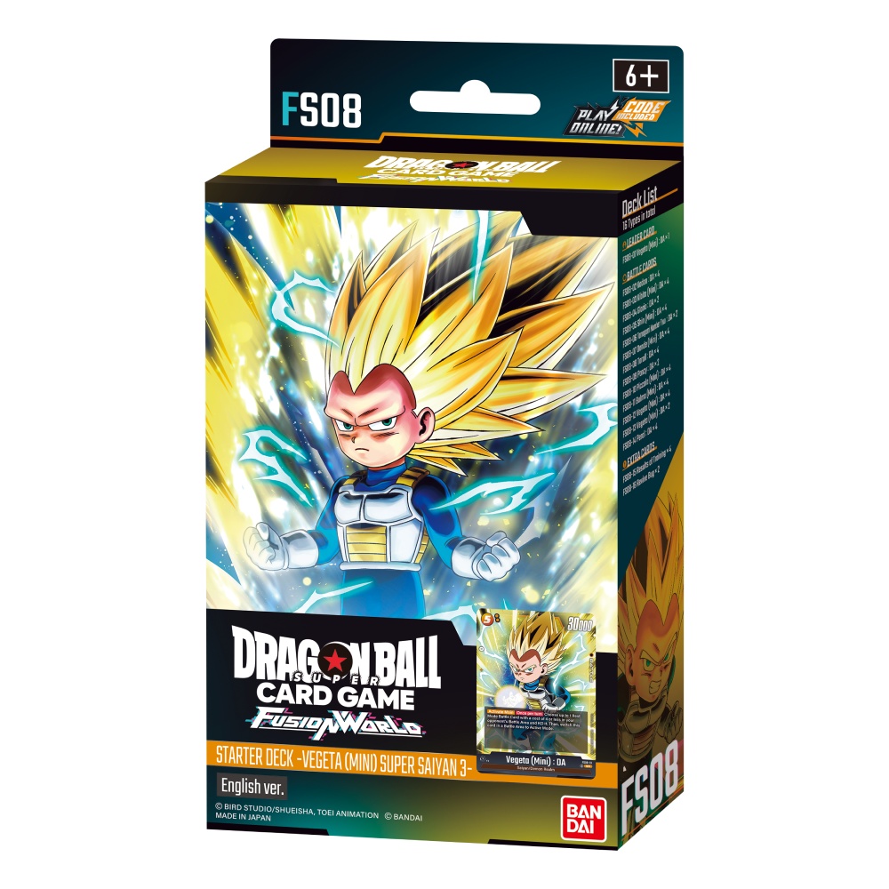 Dragon Ball Super Card Game: Fusion World – Starter Deck: Vegeta (Mini) Super Saiyan [FS08]