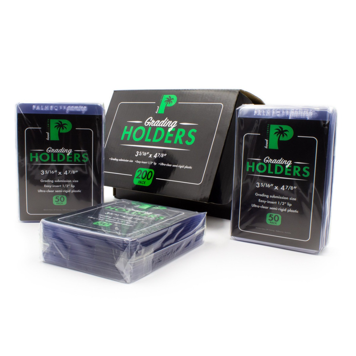 Grading Holders - Semi Rigid - 200 Count - Palms Off Gaming