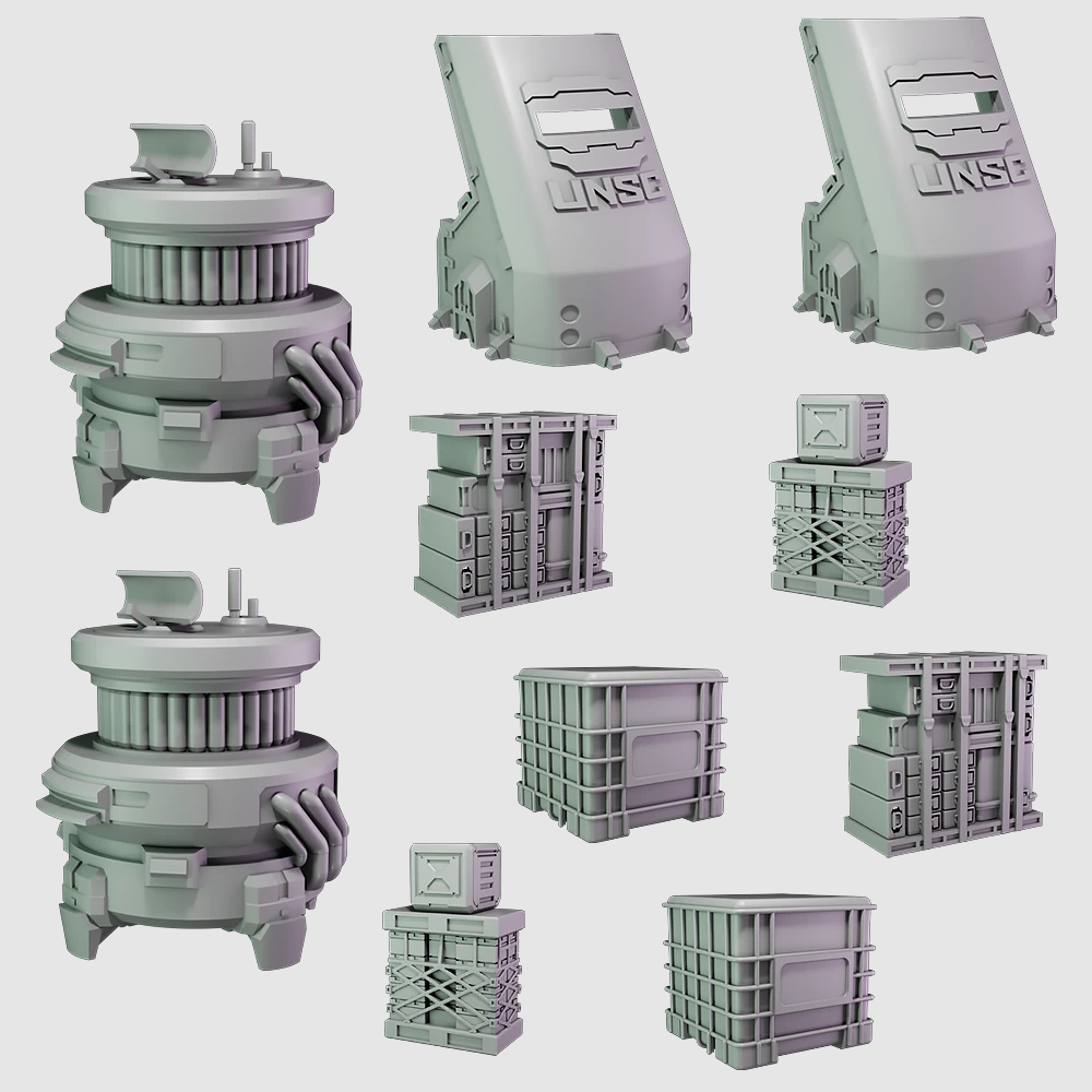 HALO Flashpoint - UNSC Scenery Set