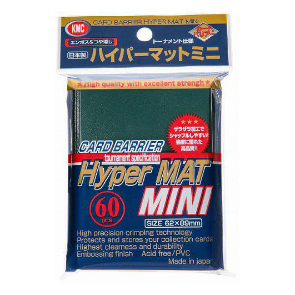 KMC HyperMAT mini: Green (60 pcs)