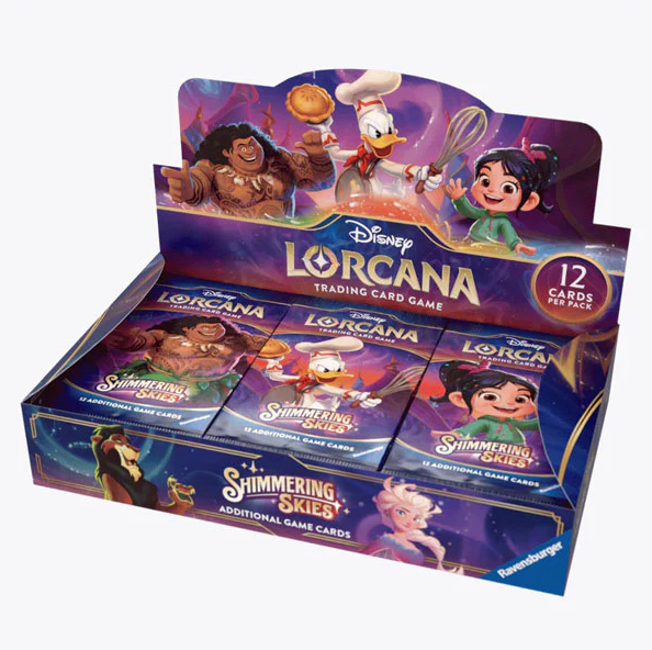Disney Lorcana Series 5 Shimmering Skies Booster Display