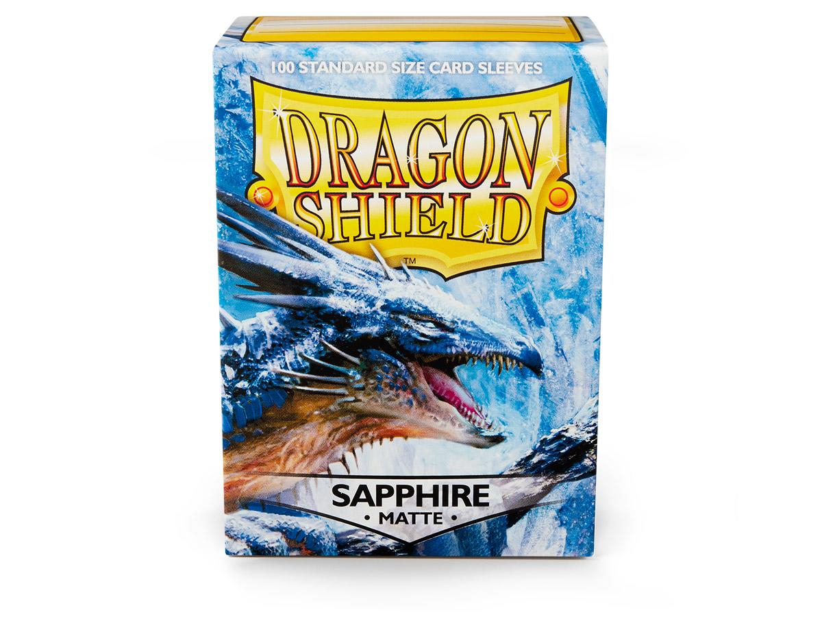 Dragon Shield Standard sized Sleeves - Sapphire MATTE