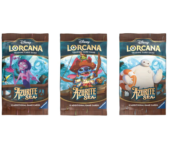 Disney Lorcana S6 Azurite Sea Booster Pack