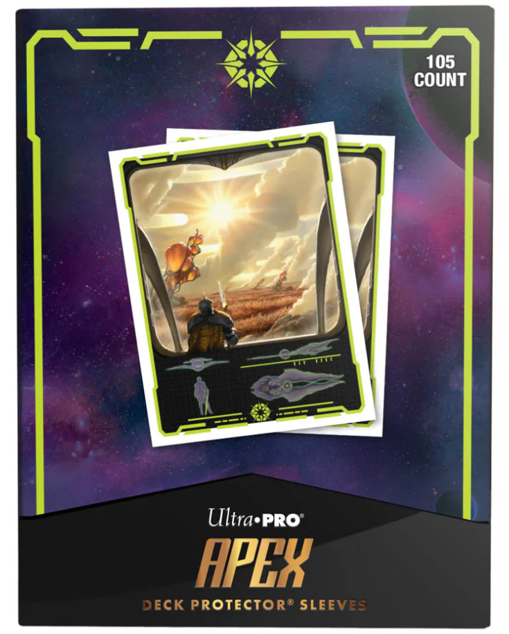 Ultra Pro: UP38856 Edge of Eternities 105ct Apex Deck Protector sleeves White Mythic for MtG