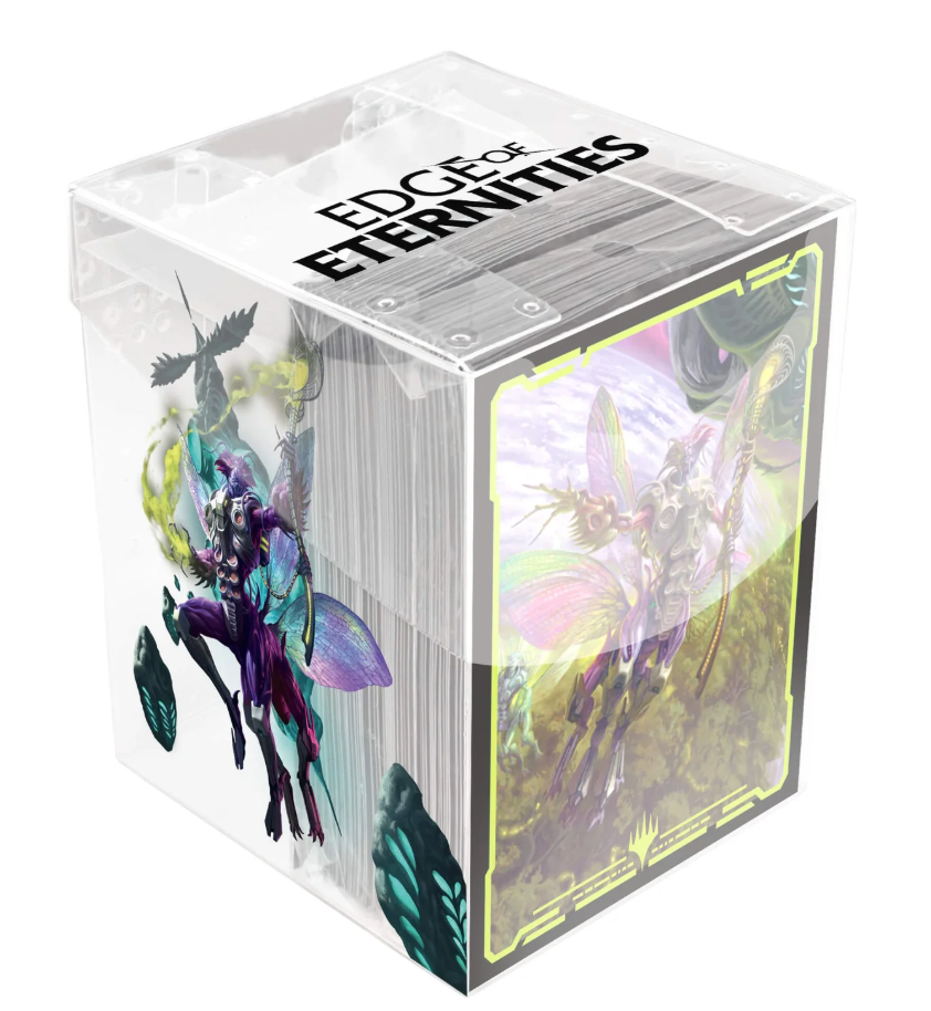 Edge of Eternities World Shaper 100ct Deck Protector Sleeves in Clear Box for Magic: The Gathering
