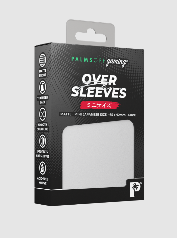 Premium Over Sleeves - Japanese Mini Size - Matte - Palms Off Gaming