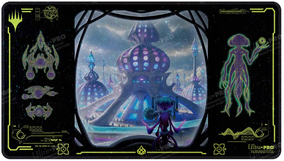 Ultra Pro: UP38884 Edge of Eternities Holofoil Playmat Blue Mythic for MtG