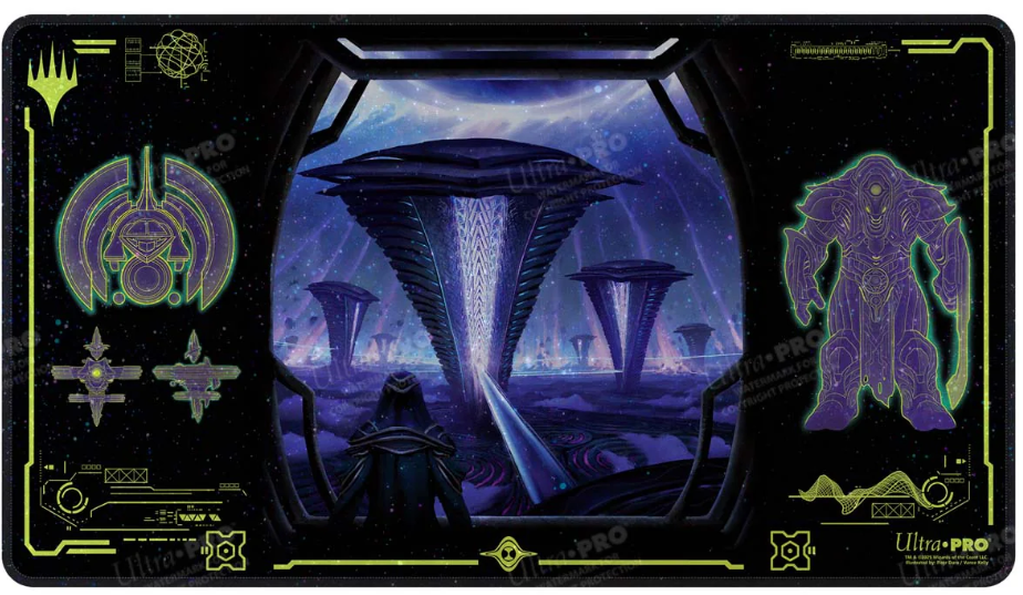 Ultra Pro: UP38885 Edge of Eternities Holofoil Playmat Black Mythic for MtG