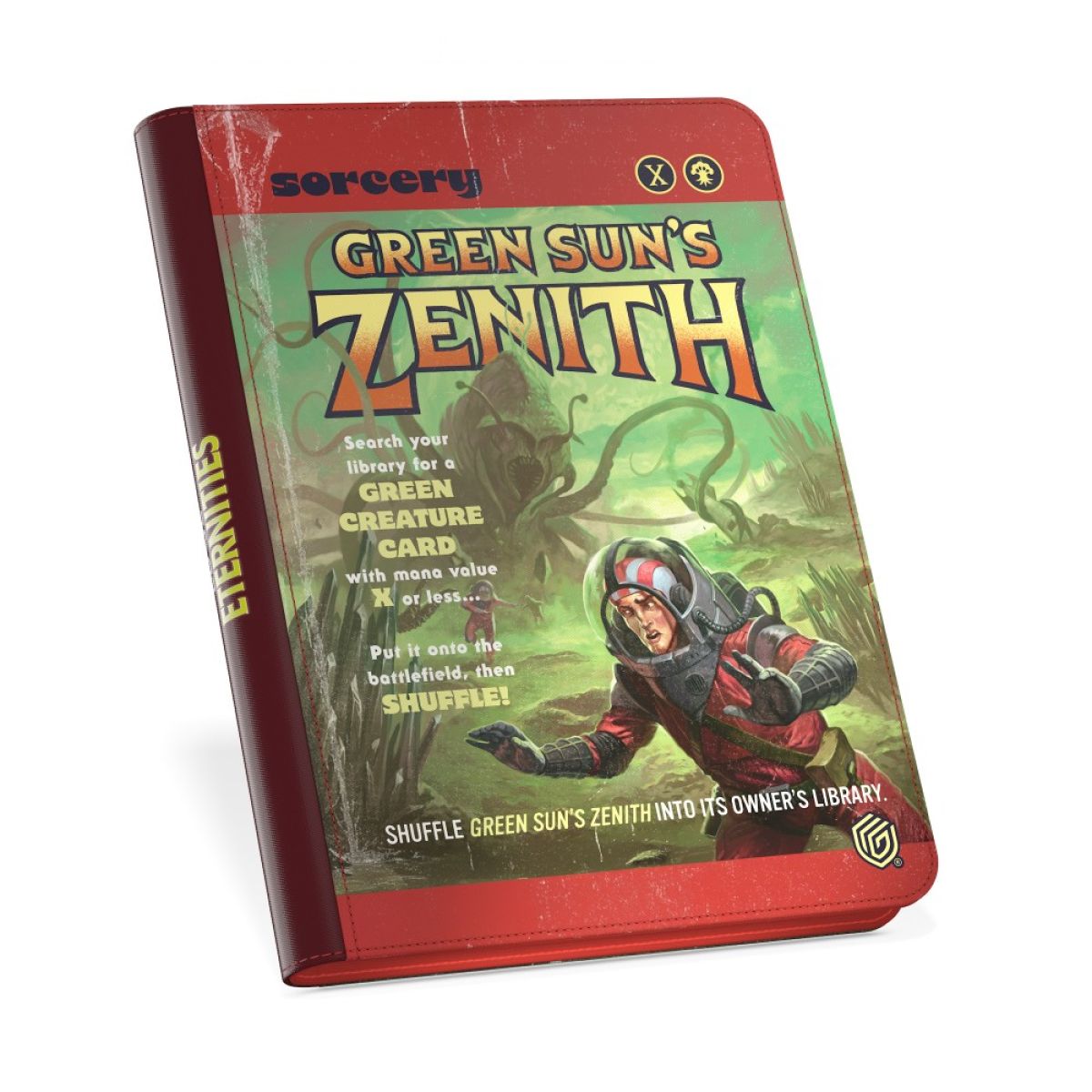 Ultimate Guard: Portfolio – XenoSkin Zipfolio 360 – MTG: Edge of Eternities – Green Sun's Zenith